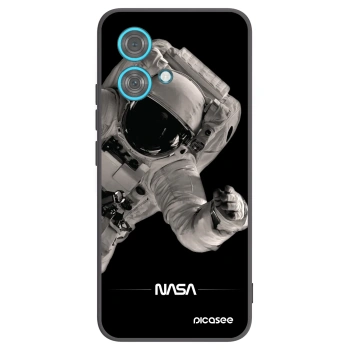 Picasee crna silikonska maskica za Motorola Edge 40 Neo - Astronaut Big