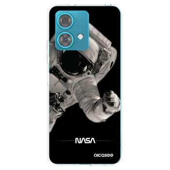 Picasee silikonska prozirna maskica za Motorola Edge 40 Neo - Astronaut Big