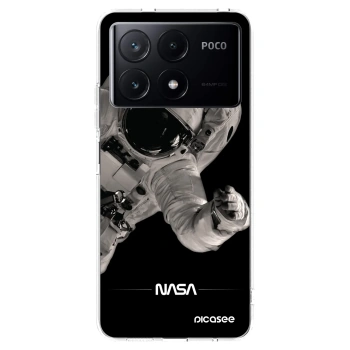 Picasee silikonska prozirna maskica za Xiaomi Poco X6 Pro - Astronaut Big