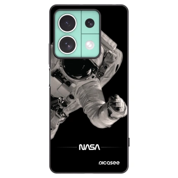 Picasee crna silikonska maskica za Xiaomi Redmi Note 13 5G - Astronaut Big