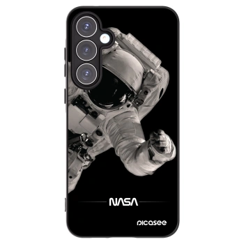 Picasee crna silikonska maskica za Samsung Galaxy A55 5G A556B - Astronaut Big
