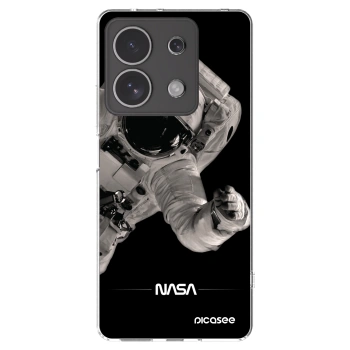 Picasee silikonska prozirna maskica za Xiaomi Redmi Note 13 4G - Astronaut Big