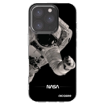 Picasee silikonska prozirna maskica za Apple iPhone 16 Pro - Astronaut Big
