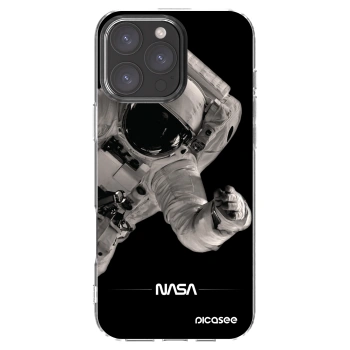 Picasee silikonska prozirna maskica za Apple iPhone 16 Pro Max - Astronaut Big