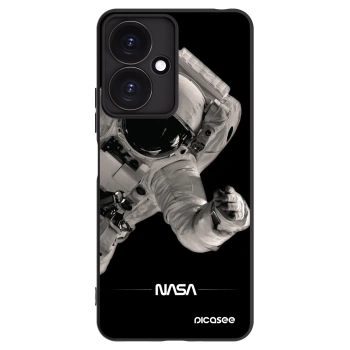 Picasee crna silikonska maskica za Xiaomi Redmi 13C 5G - Astronaut Big
