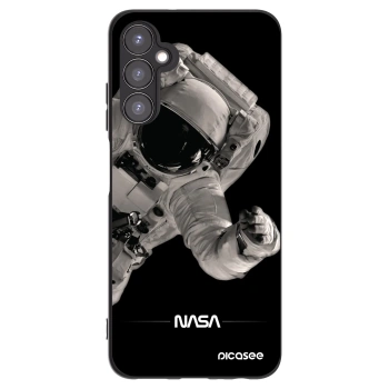 Picasee crna silikonska maskica za Samsung Galaxy A05s A057G - Astronaut Big