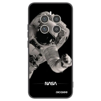 Picasee crna silikonska maskica za Realme 12 Pro 5G - Astronaut Big