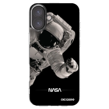 Picasee silikonska prozirna maskica za Apple iPhone 16 Plus - Astronaut Big
