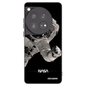 Picasee crna silikonska maskica za OnePlus 12 5G - Astronaut Big