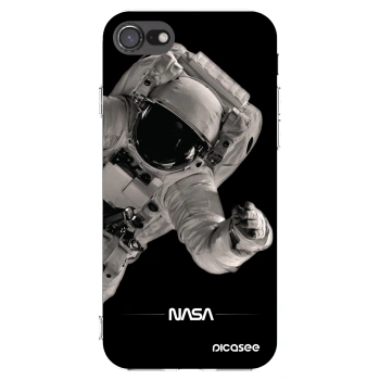 Picasee silikonska prozirna maskica za Apple iPhone 7 - Astronaut Big