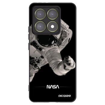 Picasee crna silikonska maskica za Xiaomi 14T - Astronaut Big