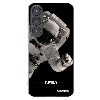 Picasee silikonska prozirna maskica za Samsung Galaxy S24 FE S721B - Astronaut Big