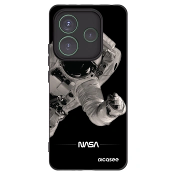 Picasee crna silikonska maskica za Xiaomi Redmi Note 14 5G - Astronaut Big