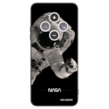 Picasee crna silikonska maskica za Xiaomi Redmi 14C - Astronaut Big