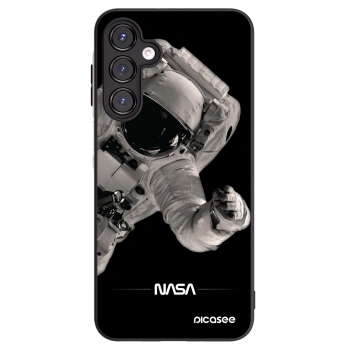 Picasee crna silikonska maskica za Samsung Galaxy A16 5G - Astronaut Big