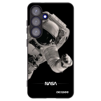 Picasee crna silikonska maskica za Samsung Galaxy S25 5G - Astronaut Big