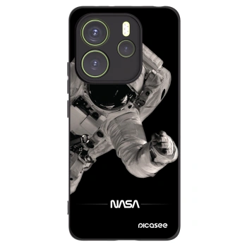 Picasee crna silikonska maskica za Xiaomi Redmi Note 14 4G - Astronaut Big