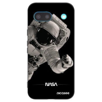 Picasee crna silikonska maskica za Google Pixel 8a - Astronaut Big