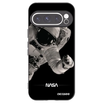 Picasee crna silikonska maskica za Google Pixel 9 Pro - Astronaut Big