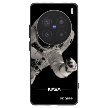Picasee crna silikonska maskica za Vivo X200 Pro - Astronaut Big