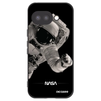 Picasee crna silikonska maskica za Google Pixel 9a - Astronaut Big