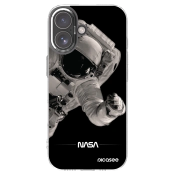Picasee silikonska prozirna maskica za Apple iPhone 17 - Astronaut Big