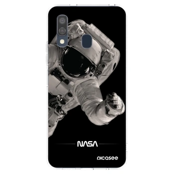 Picasee silikonska prozirna maskica za Samsung Galaxy A40 A405F - Astronaut Big