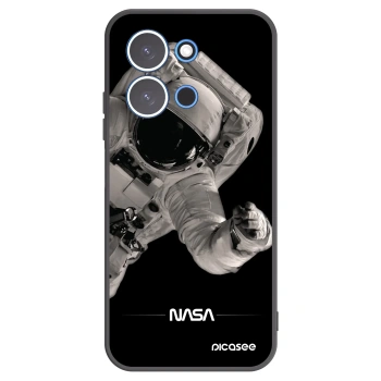 Picasee crna silikonska maskica za Xiaomi Redmi 15C 4G - Astronaut Big