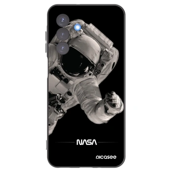 Picasee crna silikonska maskica za Samsung Galaxy A17 5G - Astronaut Big