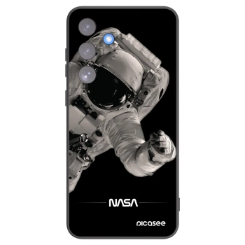 Picasee crna silikonska maskica za Samsung Galaxy S25 FE 5G - Astronaut Big