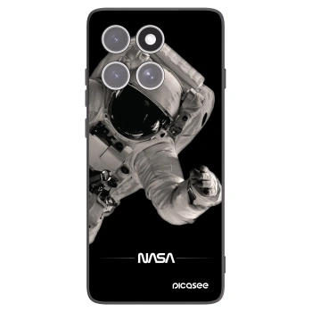 Picasee crna silikonska maskica za Motorola Edge 60 Fusion - Astronaut Big