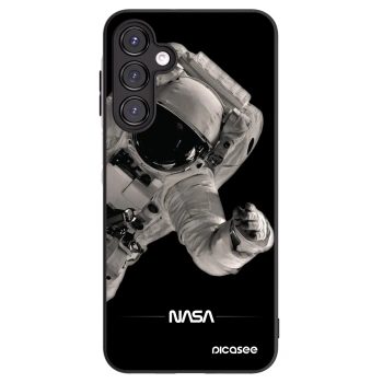 Picasee crna silikonska maskica za Samsung Galaxy A16 4G - Astronaut Big