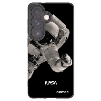 Picasee crna silikonska maskica za Samsung Galaxy S26 - Astronaut Big