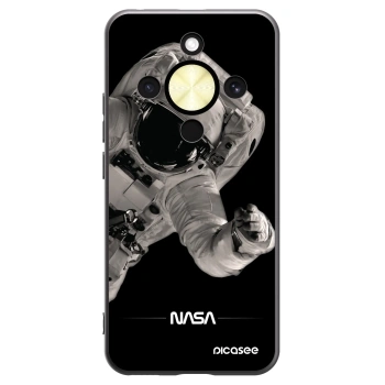 Picasee crna silikonska maskica za Honor Magic8 Lite 5G - Astronaut Big
