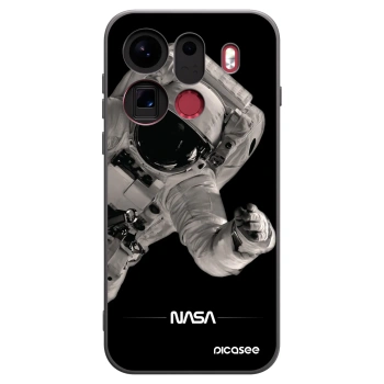Picasee crna silikonska maskica za OPPO Find X9 Pro - Astronaut Big
