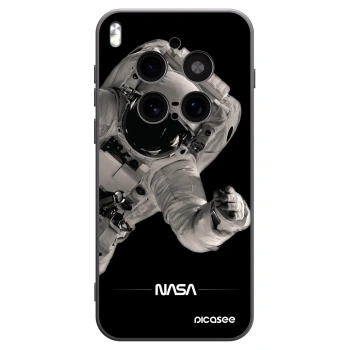 Picasee crna silikonska maskica za Vivo X300 Pro - Astronaut Big