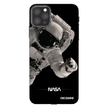 Picasee silikonska prozirna maskica za Apple iPhone 11 Pro Max - Astronaut Big