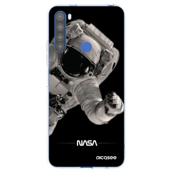 Picasee silikonska prozirna maskica za Xiaomi Redmi Note 8T - Astronaut Big