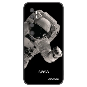 Picasee crna silikonska maskica za Xiaomi Mi Note 10 (Pro) - Astronaut Big