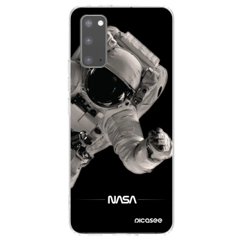 Picasee silikonska prozirna maskica za Samsung Galaxy S20 G980F - Astronaut Big