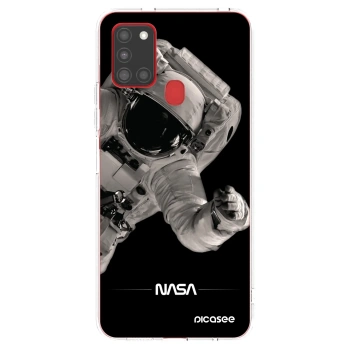 Picasee silikonska prozirna maskica za Samsung Galaxy A21s - Astronaut Big