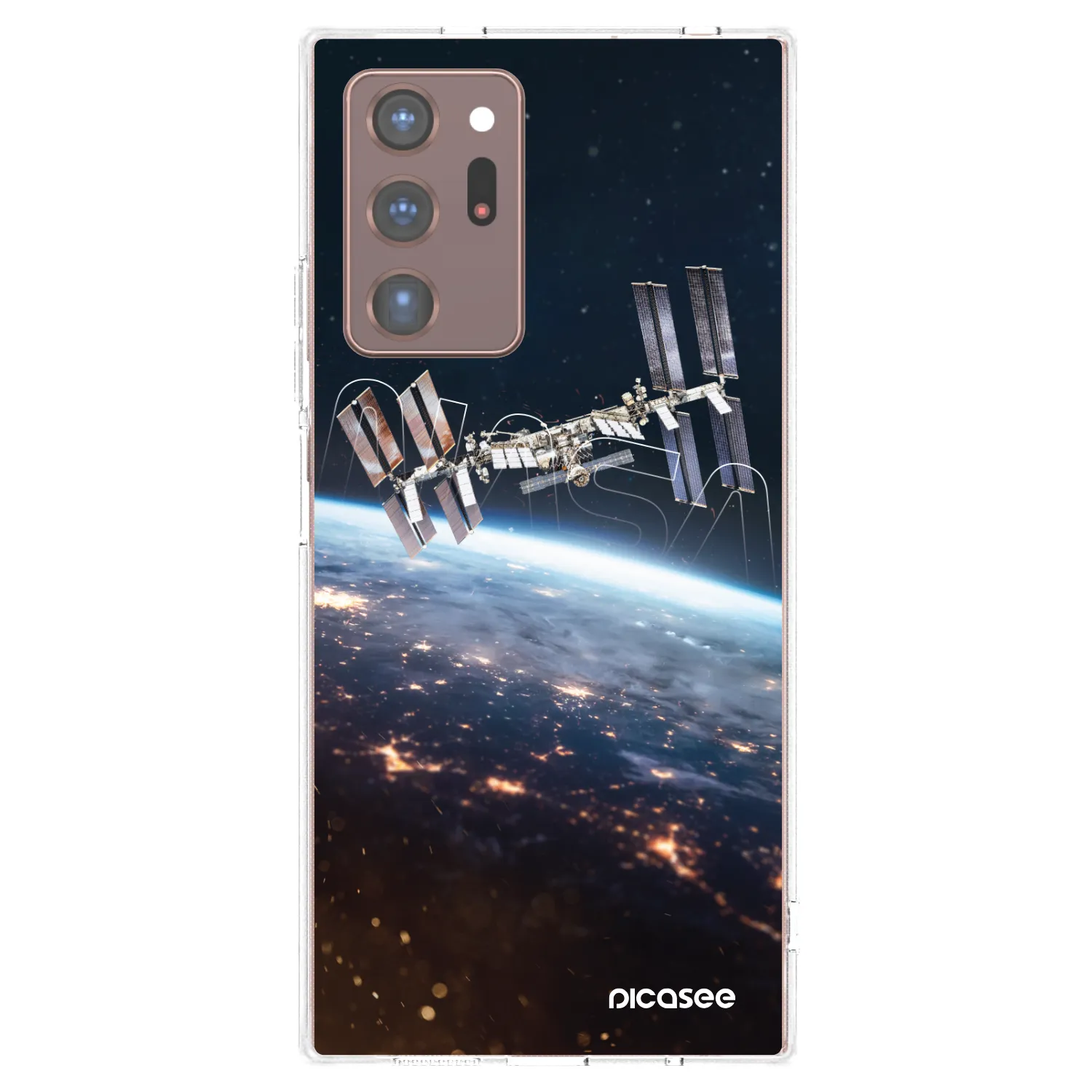 Picasee silikonska prozirna maskica za Samsung Galaxy Note 20 Ultra - Station