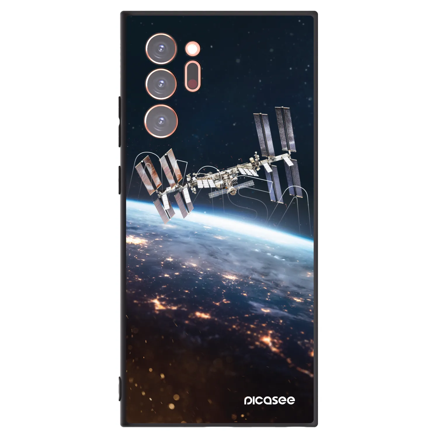 Picasee crna silikonska maskica za Samsung Galaxy Note 20 Ultra - Station