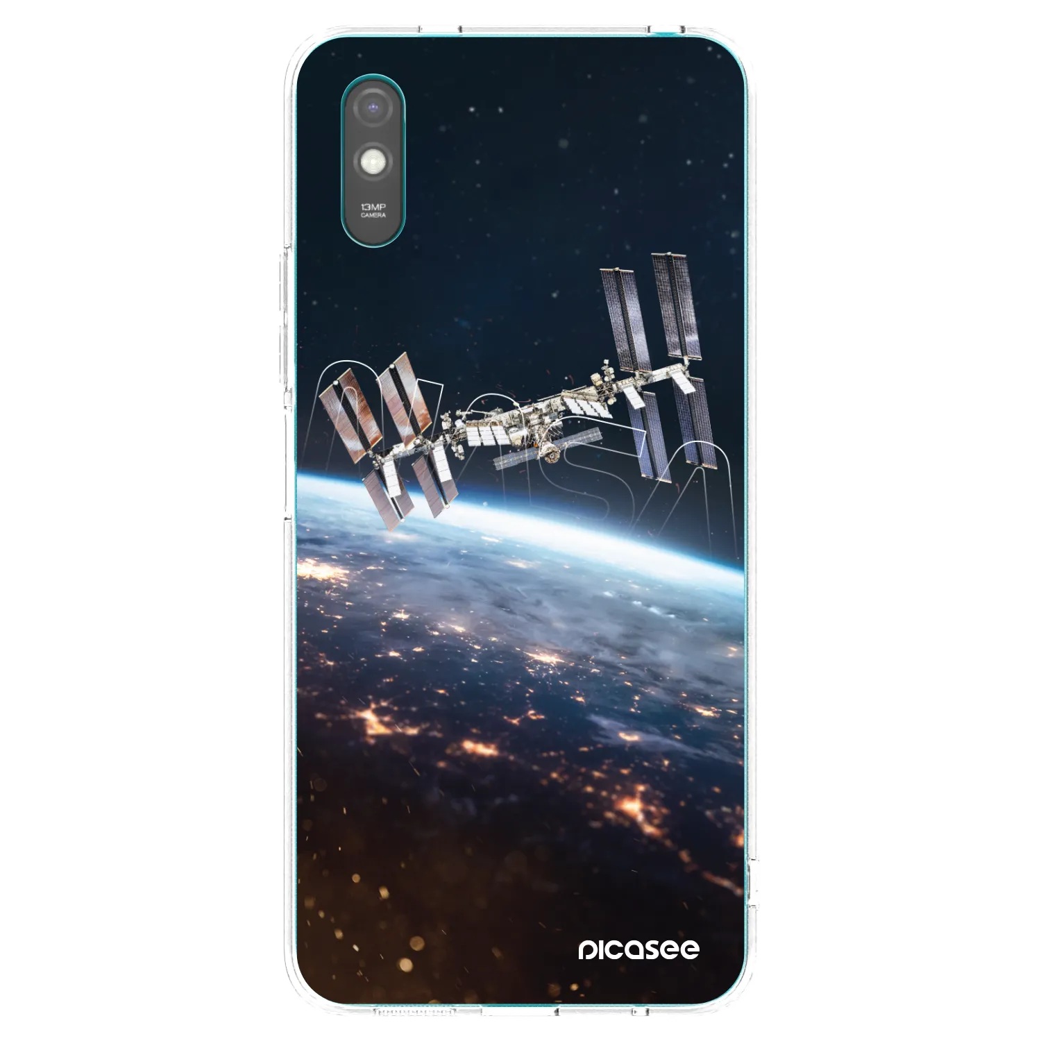Picasee silikonska prozirna maskica za Xiaomi Redmi 9A - Station