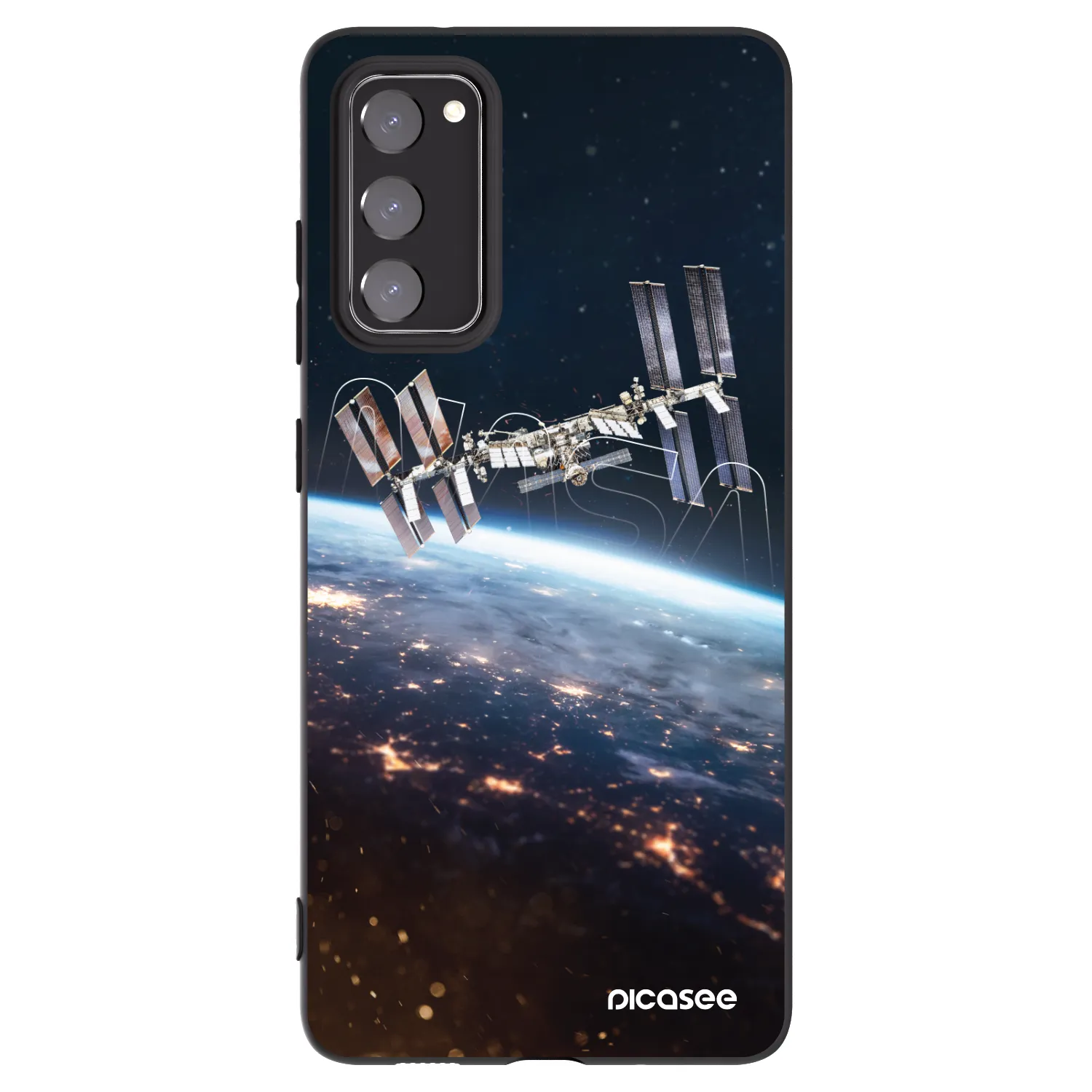 Picasee crna silikonska maskica za Samsung Galaxy S20 FE - Station