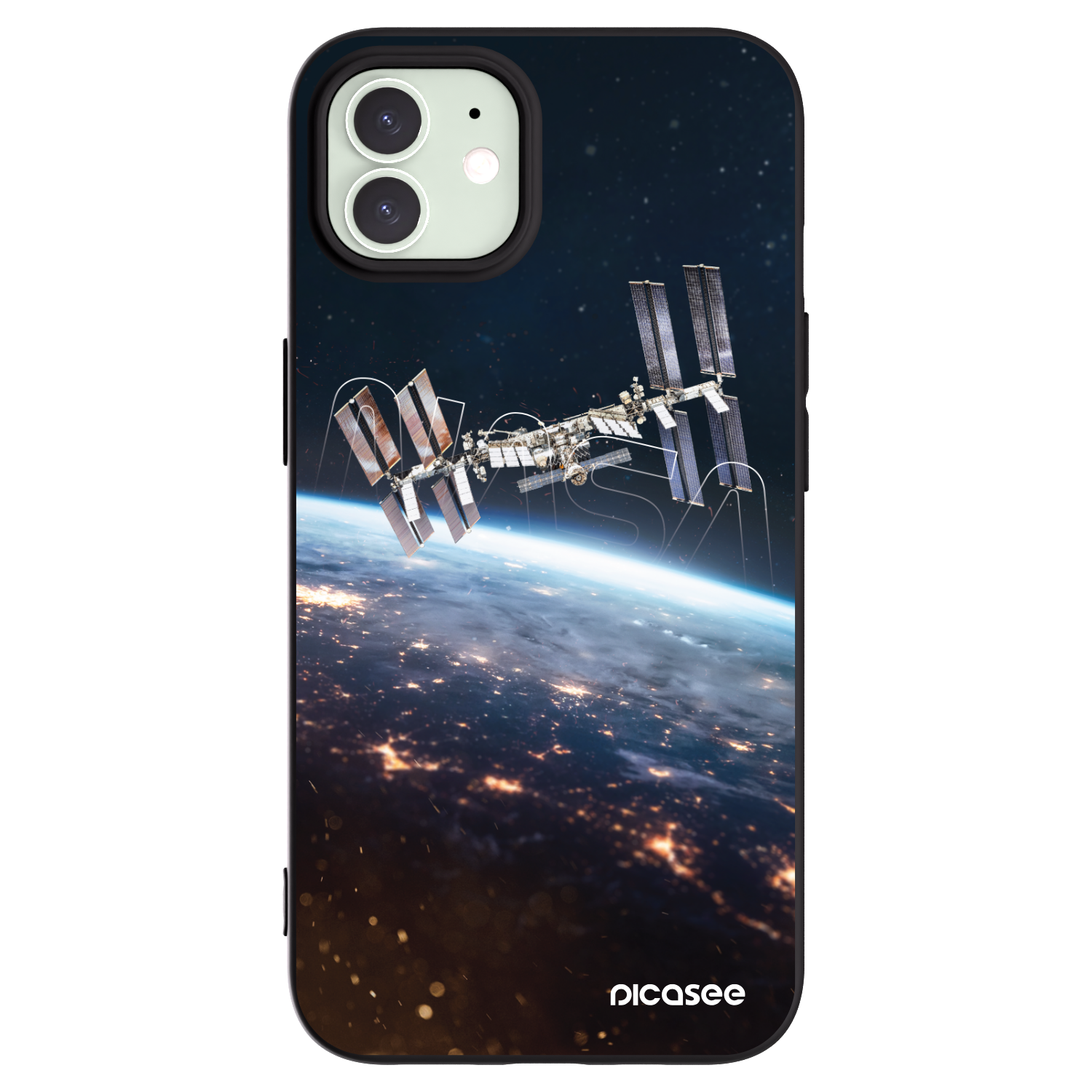 Picasee crna silikonska maskica za Apple iPhone 12 Pro - Station