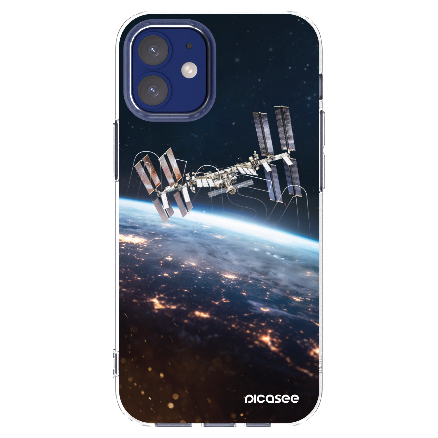 Picasee silikonska prozirna maskica za Apple iPhone 12 mini - Station