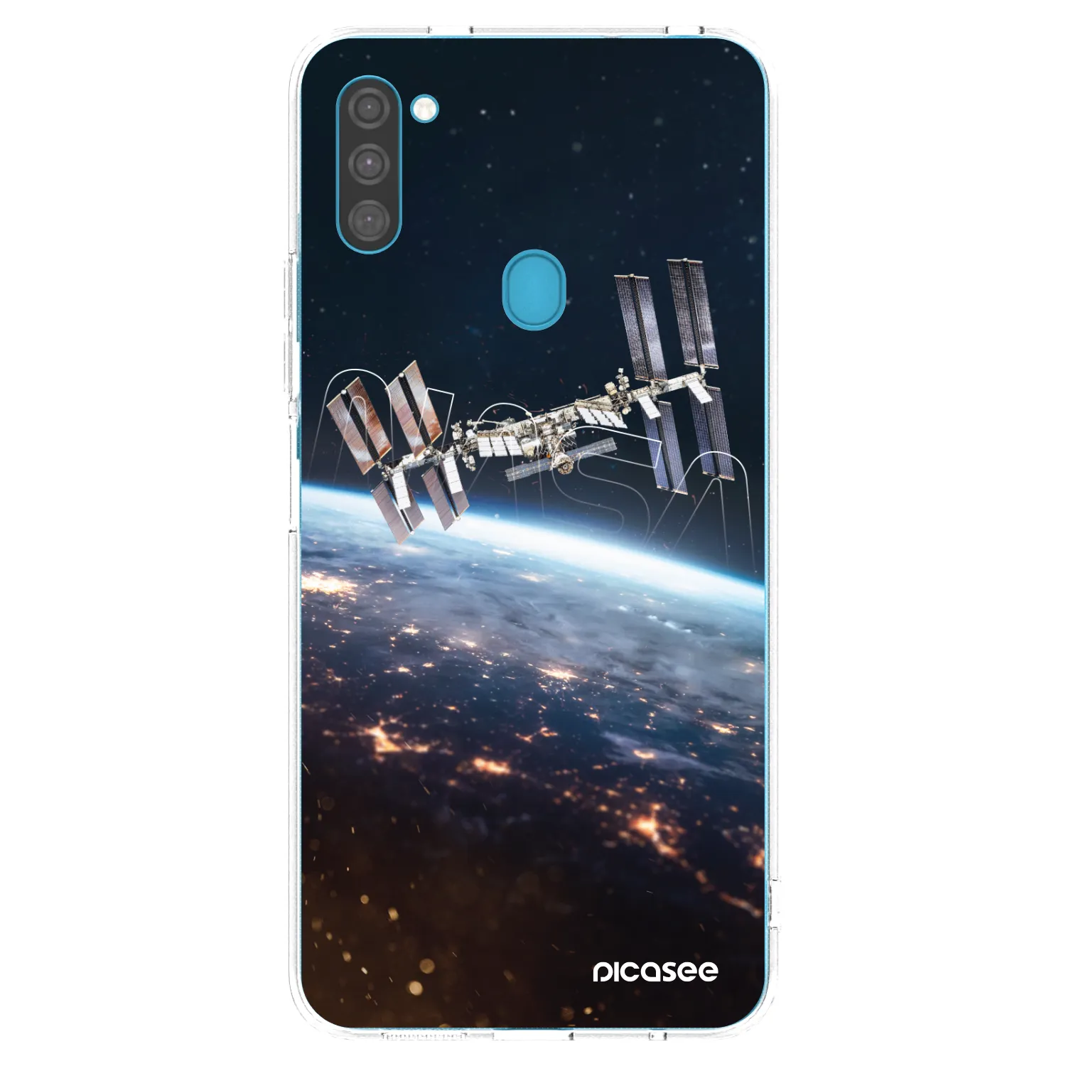 Picasee silikonska prozirna maskica za Samsung Galaxy M11 - Station