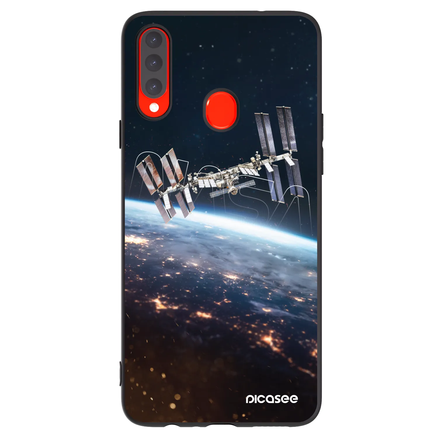 Picasee crna silikonska maskica za Samsung Galaxy A20s - Station