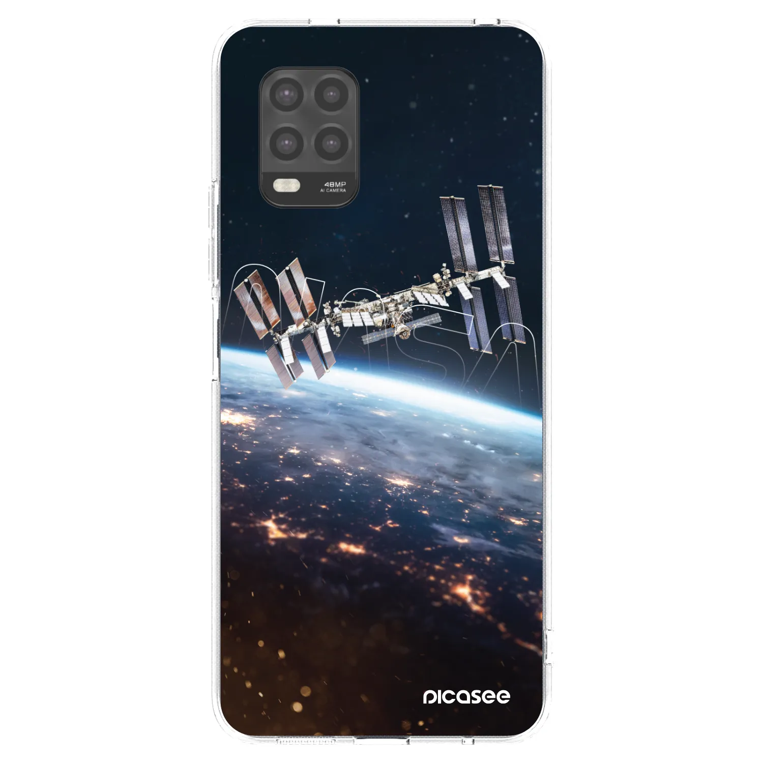 Picasee silikonska prozirna maskica za Xiaomi Mi 10 Lite - Station